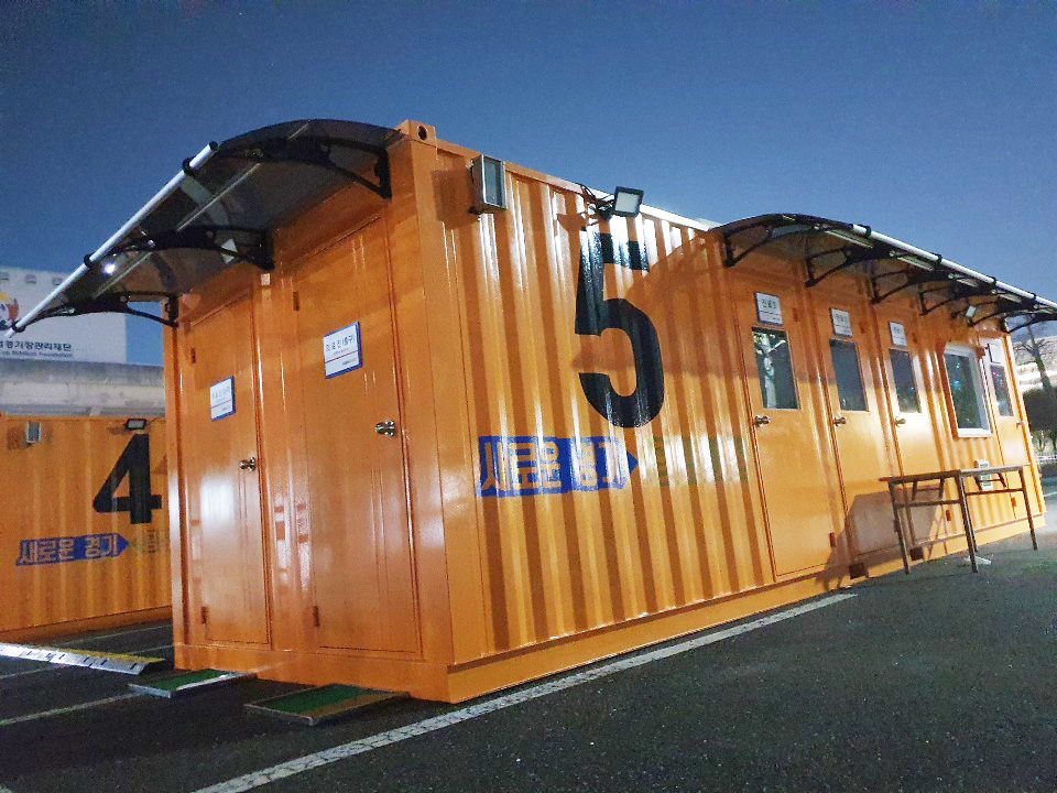 #コロナウィルス #ドライブスルー検査 #ひさし #後付け