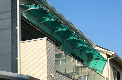 #庇#後付け #雨よけ #デザインひさし #洗濯物　#バルコニー　#ベランダ #軒ひさし