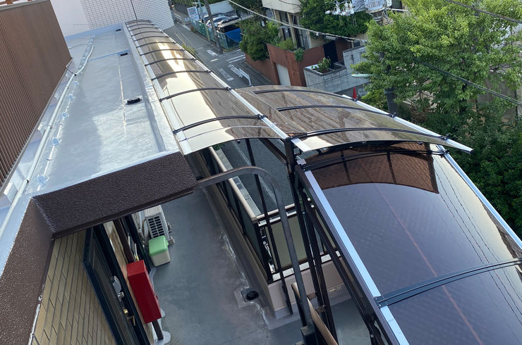 #外階段 #廊下#賃貸マンション