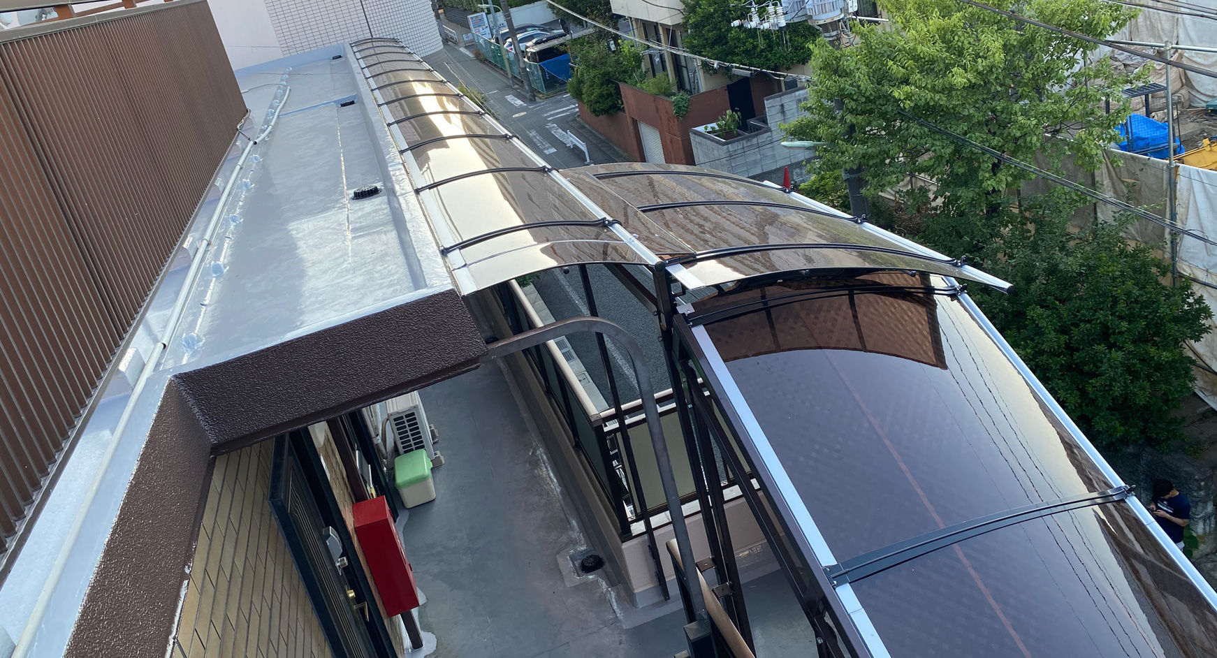 #外階段 #廊下#賃貸マンション