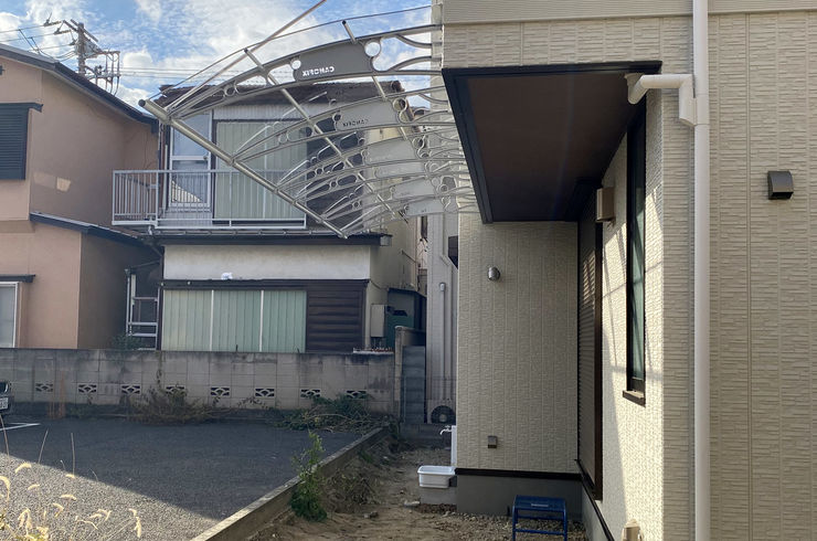 #後付け庇, ＃駐車場, 雨よけ, ＃屋根, ＃軒下