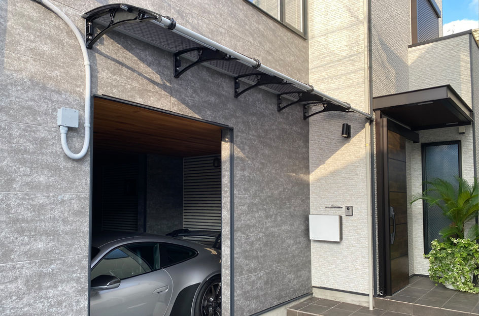 #後付け庇, ＃雨よけ, ＃屋根, ＃駐車場