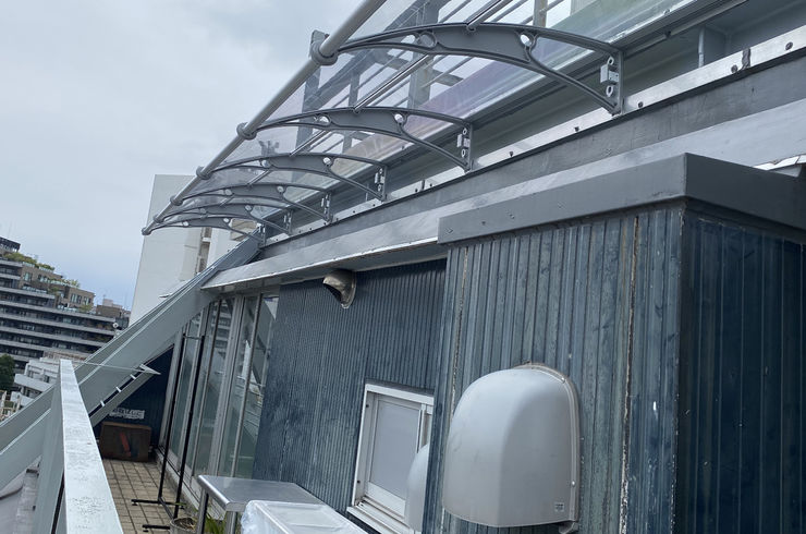 #後付け庇, ＃雨よけ, ＃オシャレ, ＃ベランダ, ＃ALC