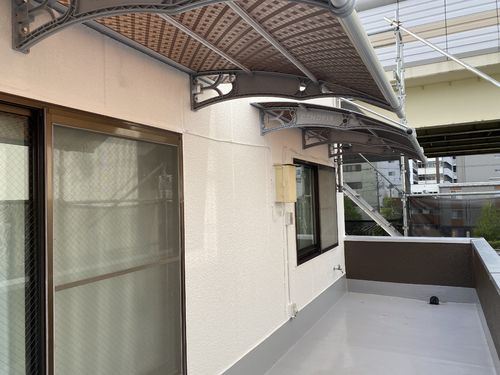 テラスバルコニー雨よけ「ケノフィックス」