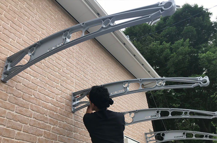 DIYできる後付け庇