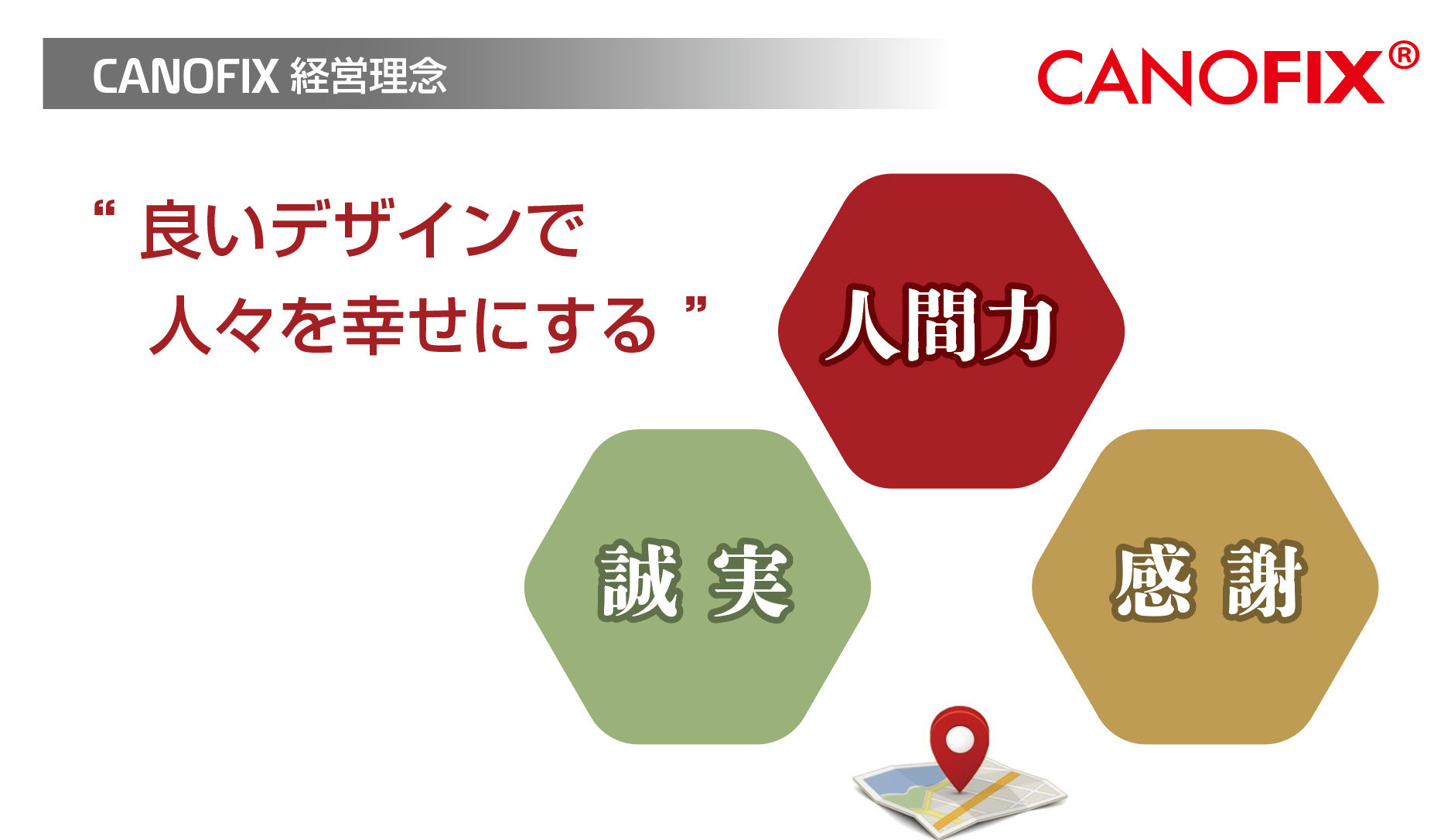 ケノフィックスジャパンの経営理念